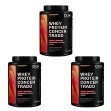 Kit 3X Whey Protein Concentrado - 900g Butter Cookies - Dux Nutrition