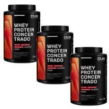 Kit 3X Whey Protein Concentrado - 900g Coco - Dux Nutrition