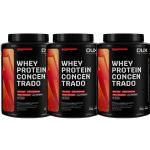 Kit 3X Whey Protein Concentrado - 900g Morango - Dux Nutrition