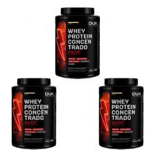 Kit 3X Whey Protein Concentrado Party - 900g Beijinho - Dux Human Health