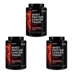 Kit 3X Whey Protein Concentrado Party - 900g Beijinho - Dux Human Health
