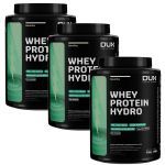 Kit 3X Whey Protein Hydro - 900g Baunilha - Dux Nutrition