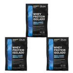 Kit 3X Whey Protein Isolado - 1 Sach� 30g Chocolate Branco - Dux Nutrition