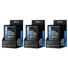 Kit 3X Whey Protein Isolado - 10 Sach�s 29g Baunilha - Dux Nutrition