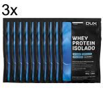 Kit 3X Whey Protein Isolado - 10 Sach�s 29g Coco - Dux Nutrition