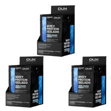 Kit 3X Whey Protein Isolado - 10 Sach�s 29g Coco - Dux Nutrition