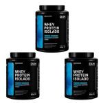 Kit 3X Whey Protein Isolado - 450g Coco - Dux Nutrition