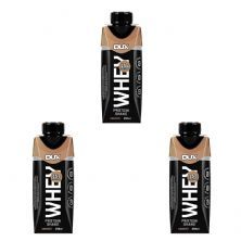 Kit 3X Whey Protein Shake - 250ml Cookies - Dux Nutrition