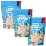 Kit 3X Whey Protein Zero Lactose - 900g Refil Baunilha - NewNutrition