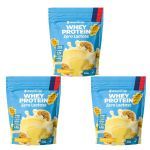 Kit 3X Whey Protein Zero Lactose - 900g Refil Mousse de Maracuja - NewNutrition