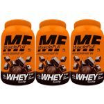 Kit 3X Whey Quality - 810g Chocolate - MuscleFull