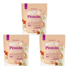 Kit 3X Whey Up 3W - 900g Baunilha & Caramelo - Sanavita