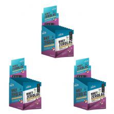 Kit 3X Whey Zerolac - 10 Sach�s 40g Iogurte de Frutas Vermelhas - Shark Pro