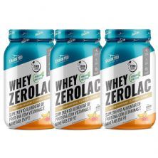 Kit 3X Whey ZeroLac - 900g Banoffee - Shark Pro