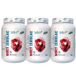 Kit 3X Whey ZeroLac - 900g Iogurte de Frutas Vermelhas  - Shark Clinic
