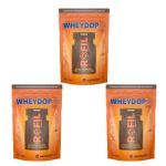 Kit 3X WheyDop X - 900g Refil Chocolate Maltado - ElementoPuro