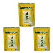 Kit 3X WheyDop X - 900g Refil Leite em P� - ElementoPuro