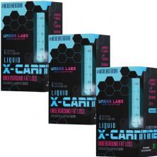Kit 3X X-Carnitine - 480 ml Green Apple - Under Labz