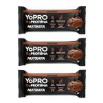 Kit 3X YoPRO - 1 Barra 55g Chocolate - Nutrata