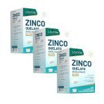Kit 3X Zinco Quelato - 60 Comprimidos - Lauton Nutrition