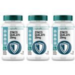 Kit 3X Zinco Quelato - 60 Comprimidos - Nutralin