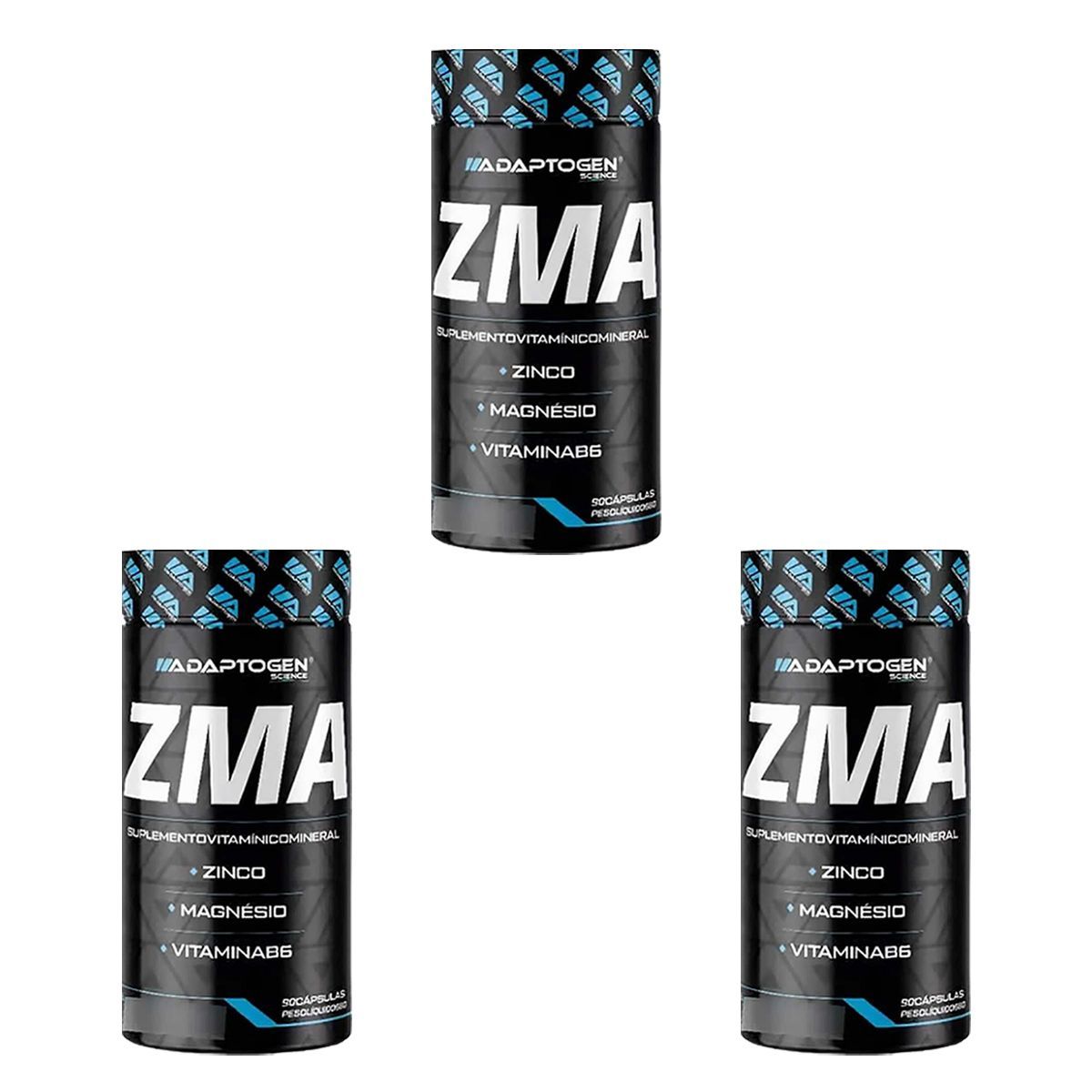 Kit 3X ZMA - 90 C�spulas - Adaptogen