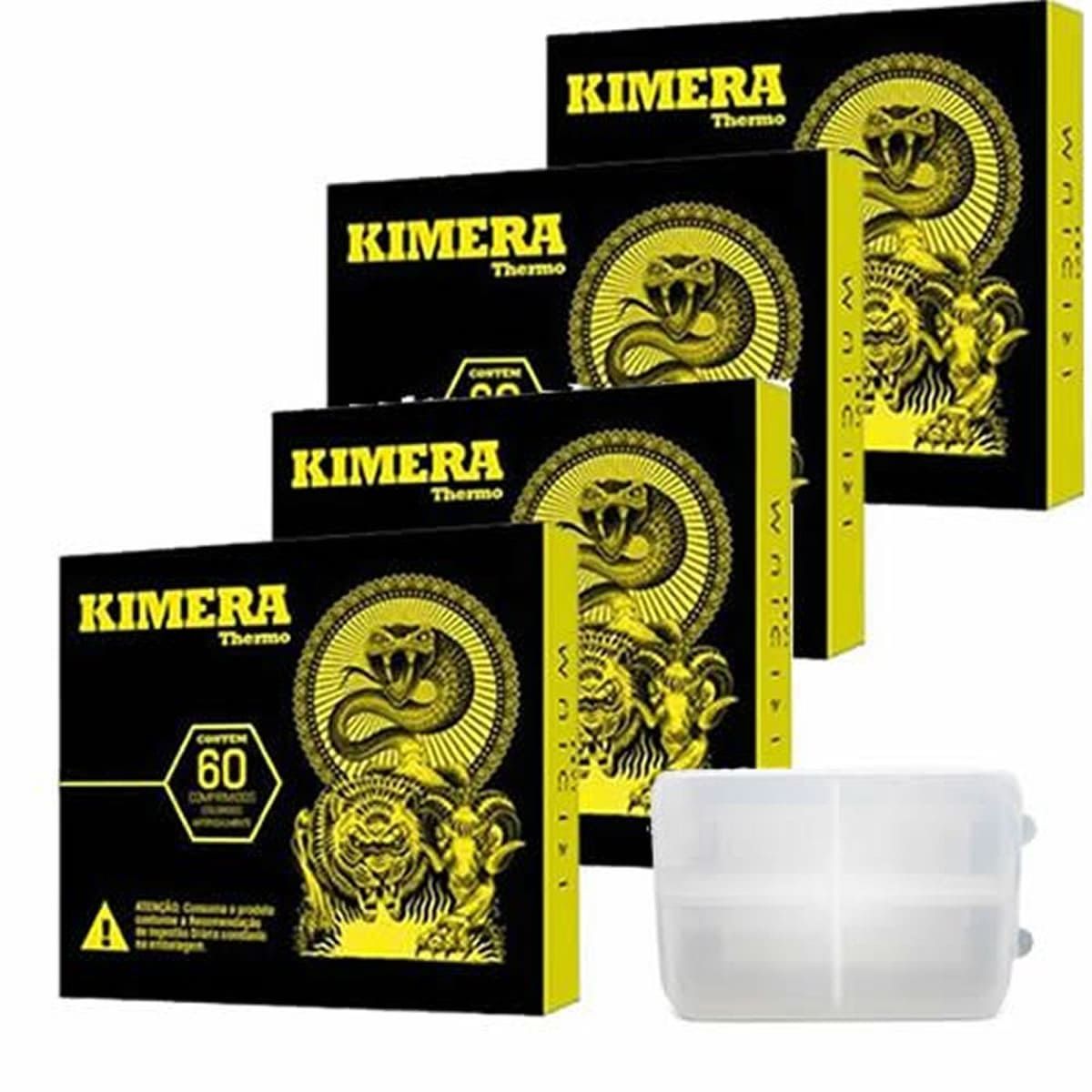 Kit 4 Kimera 60 comprimidos + Porta C�psulas Integralm�dica