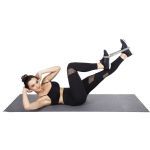 Kit 4 Mini Faixas El�sticas para Exerc�cios 5cm - Preta/Cinza/Cinza Claro/Laranja - Vollo Sports
