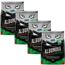 Kit 4X Albumina - 500g Chocolate com Menta - Prote�na Pura