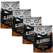 Kit 4X Albumina - 500g Chocolate - Prote�na Pura