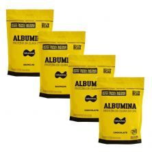 Kit 4X Albumina - 500g Refil 2 Baunilha e 2 Chocolate - Naturovos