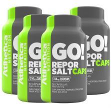 Kit 4x Repor Salt Caps Endurance Series - 30 C�psulas - Atlhetica Nutrition
