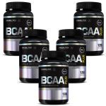 Kit 5 BCAA Plus - 120 C�psulas - Probi�tica