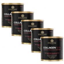Kit 5 Collagen Skin - 300g  Cranberry - Essential Nutrition
