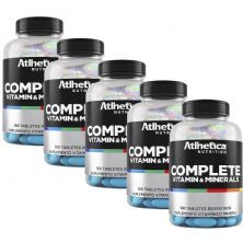 Kit 5 Complete Multi-Vit - 100 Tabletes - Atlhetica Nutrition
