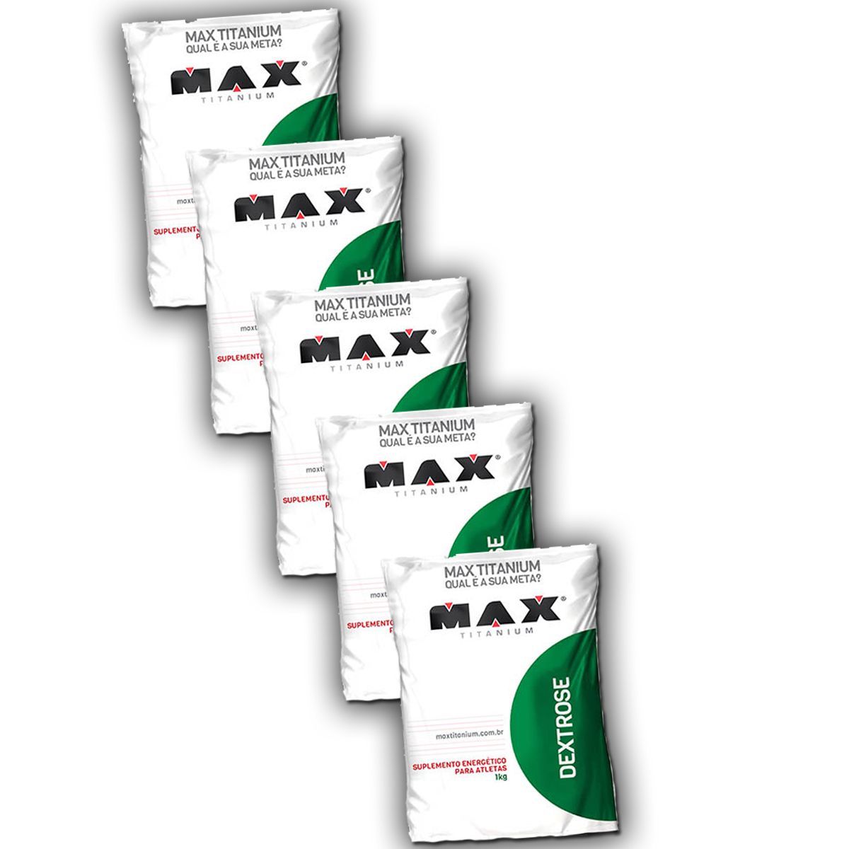 Kit 5 Dextrose - 1000g Natural - Max Titanium