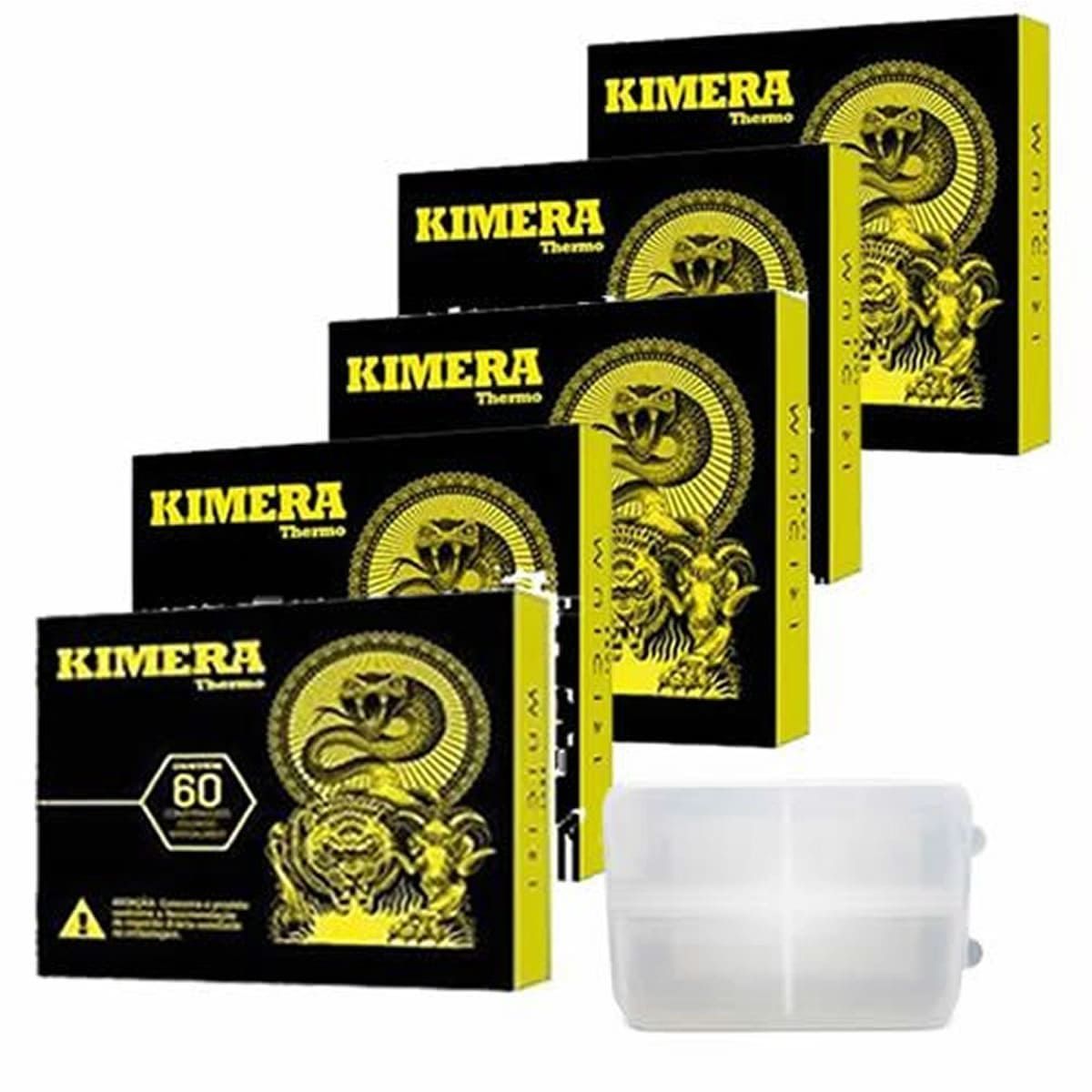Kit 5 Kimera 60 comprimidos + Porta C�psulas Integralm�dica