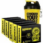 Kit 5 Kimera Thermo - 60 comprimidos + Coqueteleira 500ml c/ 3 compartimentos - Iridium Labs