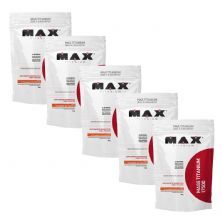 Kit 5 Mass Titanium 17500 - 3000g Refil Baunilha - Max Titanium