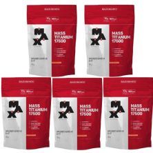Kit 5 Mass Titanium 17500 - 3000g Refil Vitamina de Frutas - Max Titanium