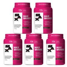 Kit 5 Max Shake -  400g Chocolate - Max Titanium