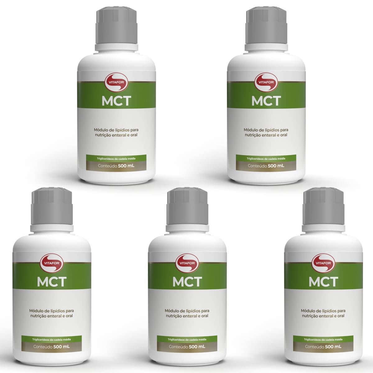 Kit 5 MCT - 500ml - Vitafor