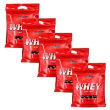 Kit 5 Nutri Whey Protein - 907g Refil Chocolate - IntegralM�dica
