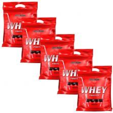 Kit 5 Nutri Whey Protein - 907g Refil Morango - IntegralM�dica