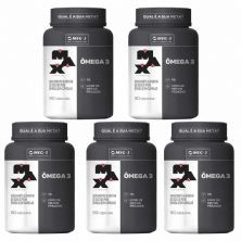 Kit 5 �mega 3 - 90 C�psulas - Max Titanium