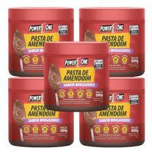 Kit 5X Pasta de Brigadeiro Proteico - 500g - Power One