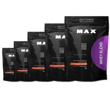 Kit 5 Whey Blend - 2000g Refil Vitamina de Frutas - Max Titanium