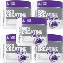 Kit 5X 100% Creatine Flavour - 300g Uva - Atlhetica Nutrition