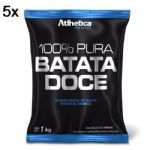 Kit 5X 100% Pura Batata Doce - 1000g Refil - Atlhetica Nutrition