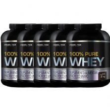 Kit 5X 100% Pure Whey - 2000g Chocolate - Probiotica